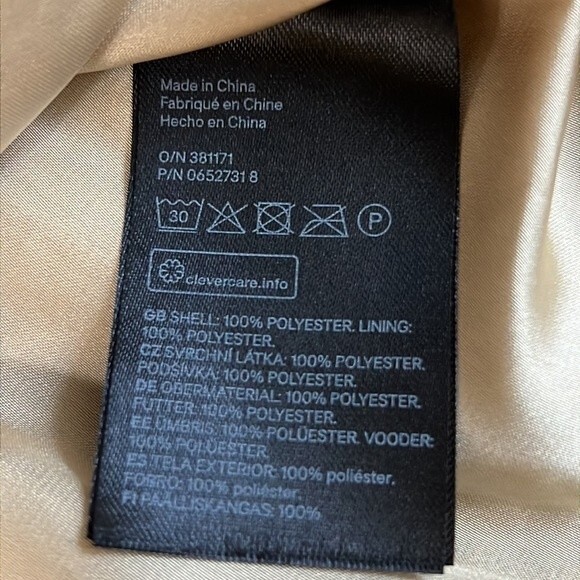 H&M NWT Size Small Pleated Midi Skirt Cheetah Leopard Print Elastic Long Lined - Picture 7 of 7